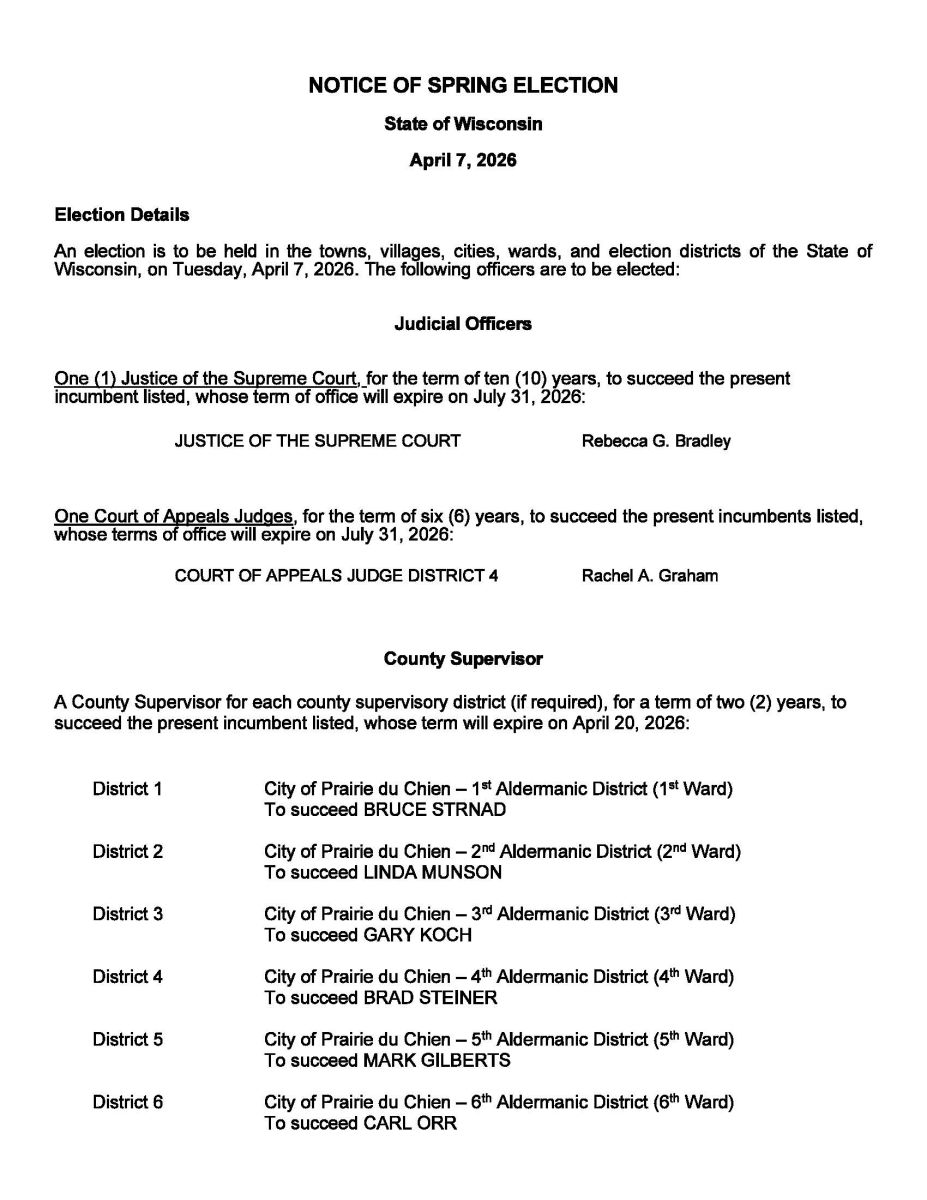 Type A Notice Spring 2026 County